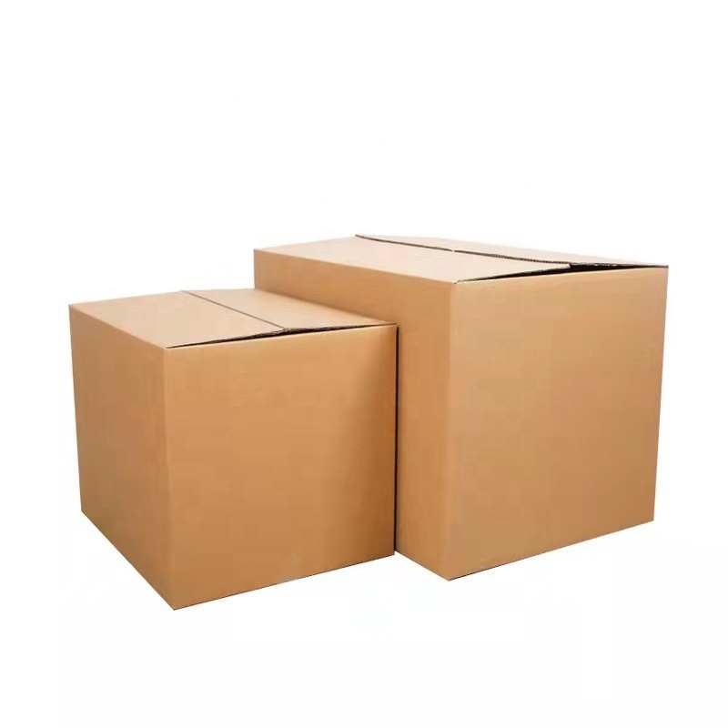 Bao bì hộp sóng màu trắng tinh tế hộp tùy chỉnh hộp giấy màu nâu