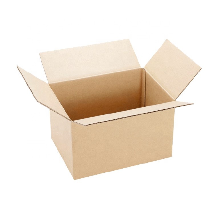 Bao bì hộp sóng màu trắng tinh tế hộp tùy chỉnh hộp giấy màu nâu