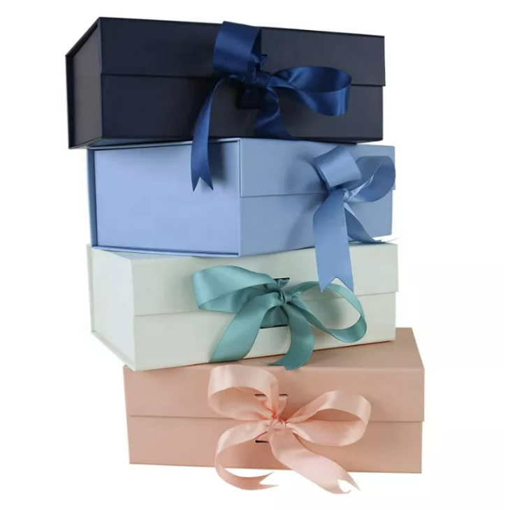 Nhãn hiệu riêng băng tông sang trọng hộp quà bằng đá cẩm thạch đen hộp bao bì tóc tùy chỉnh