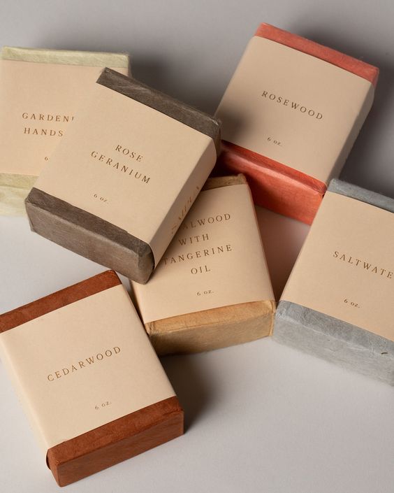 Hộp quà tặng xà phòng nhỏ tùy chỉnh bao bì các tông thân thiện với môi trường hộp giấy kraft cho xà phòng làm tại nhà có cửa sổ