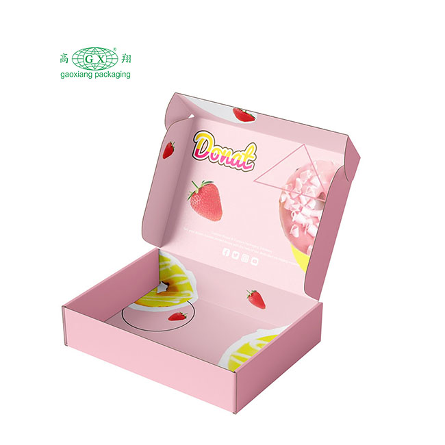 Nhà sản xuất giấy bìa cứng màu lớn gửi thư hộp may mặc hộp bao bì vận chuyển sóng với hộp cá nhân hóa tùy chỉnh