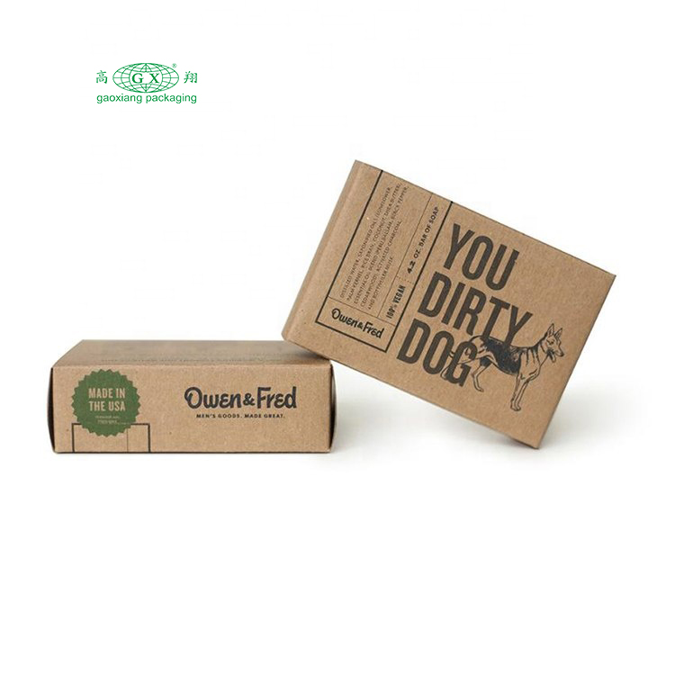 Bao bì hộp xà phòng giấy kraft ưa thích tùy chỉnh
