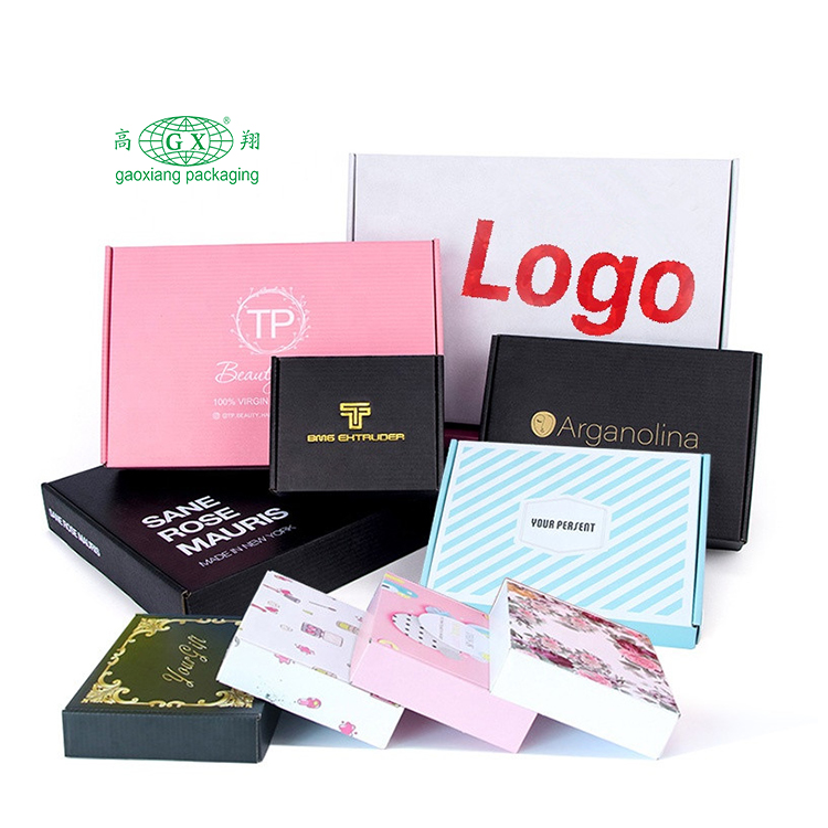 Hộp vận chuyển tùy chỉnh bưu phẩm in hộp các tông quần áo gấp hộp bưu phẩm