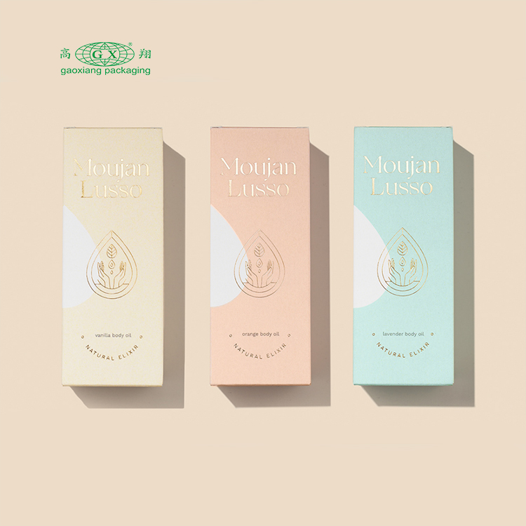 Hộp chai giấy bao bì tinh dầu tùy chỉnh