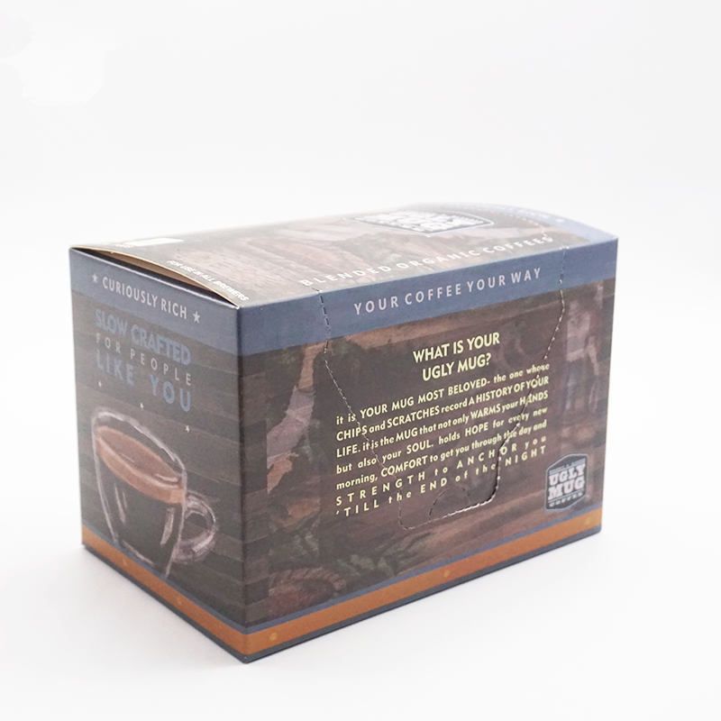 Hộp các tông bao bì viên nang k-cup gói 12 cái hộp keurig k cup với tùy chỉnh