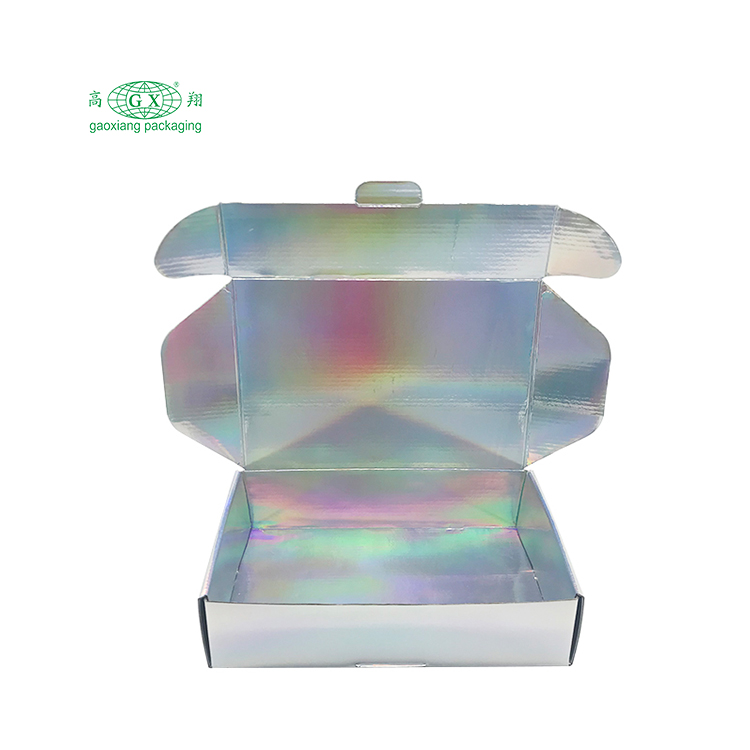 Tùy chỉnh in logo chất lượng cao thùng carton nhỏ sóng các tông hộp thư gấp hộp bưu phẩm hộp vận chuyển ba chiều