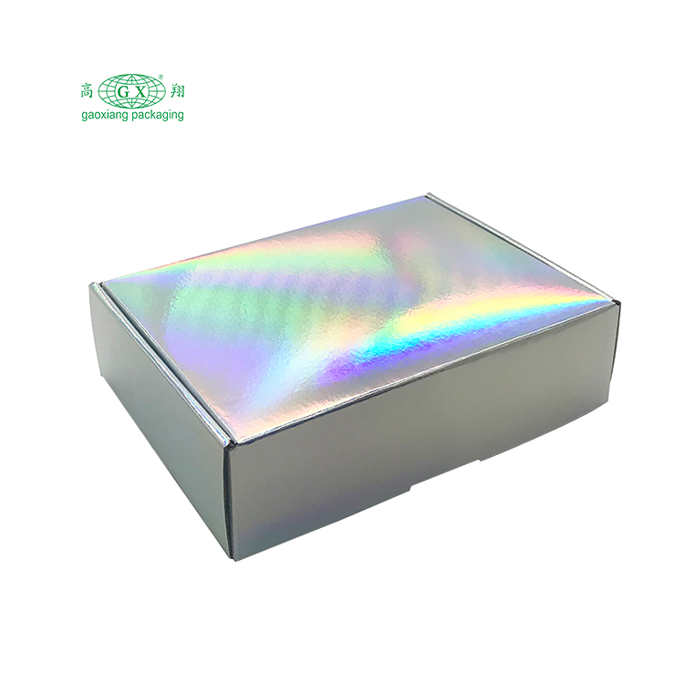 Tùy chỉnh in logo thùng carton nhỏ sóng các tông gửi thư hộp gấp hộp bưu phẩm hộp vận chuyển ba chiều