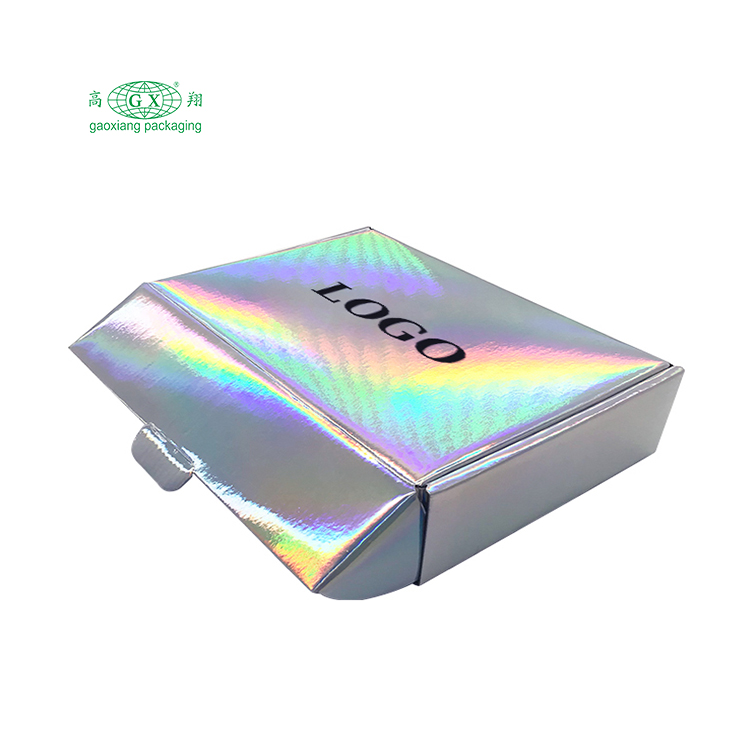 Tùy chỉnh in logo thùng carton nhỏ sóng các tông gửi thư hộp gấp hộp bưu phẩm hộp vận chuyển ba chiều