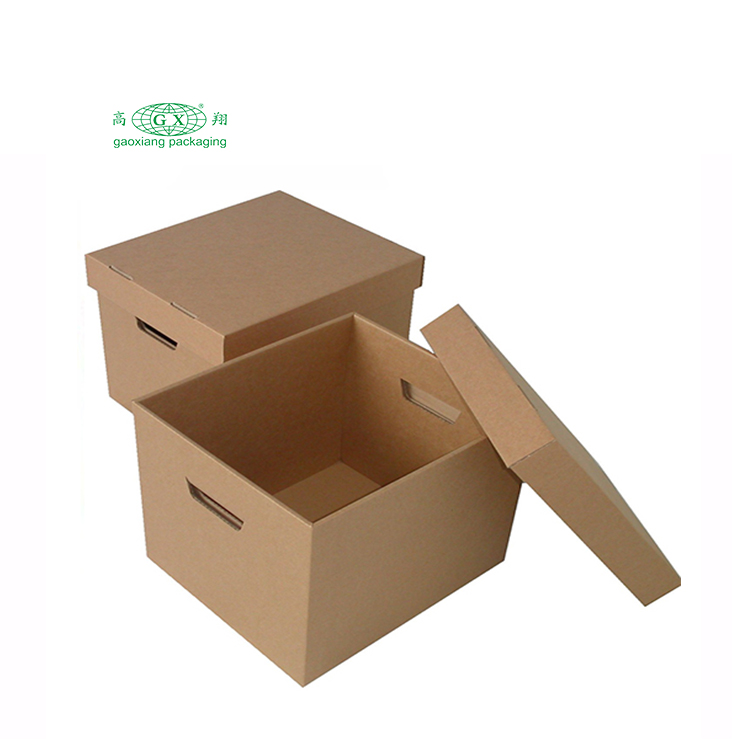 hộp di chuyển bằng giấy gợn sóng chất lượng cao hộp lưu trữ bằng bìa cứng để lưu trữ nặng