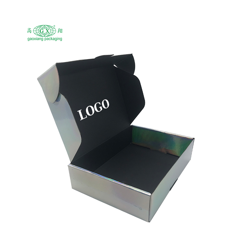Tùy chỉnh in logo chất lượng cao thùng carton nhỏ sóng các tông hộp thư gấp hộp bưu phẩm hộp vận chuyển ba chiều