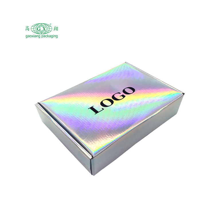 Tùy chỉnh in logo thùng carton nhỏ sóng các tông gửi thư hộp gấp hộp bưu phẩm hộp vận chuyển ba chiều