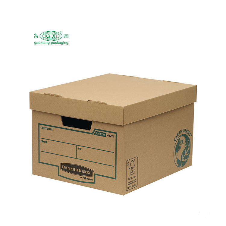 hộp di chuyển bằng giấy gợn sóng chất lượng cao hộp lưu trữ bằng bìa cứng để lưu trữ nặng